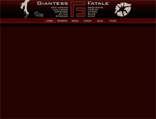Tablet Screenshot of giantessfatale.com